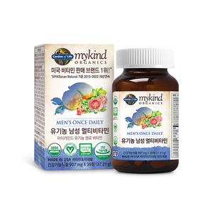 가든오브라이프 유기농 남성 멀티비타민 30정 3박스