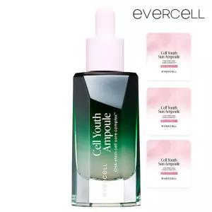 차바이오 에버셀 앰플 줄기세포 배양액 히알루론산 셀유스 앰플 30ml 팔자 주름 탄력 개선+사은품