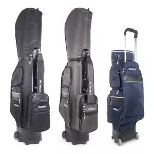 GENSHO 혼마 경량 소재 휠 캐디백 국내산 바퀴형 골프백 남녀 캐리어 휠백