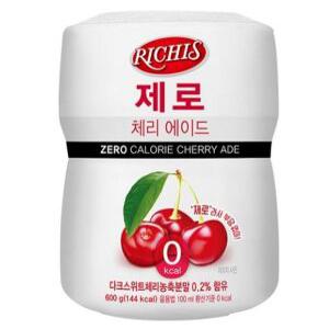 동서 리치스 제로 체리 에이드 분말 600g