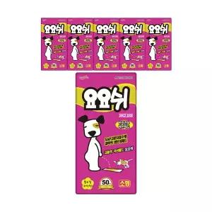 요요쉬 배변패드 플로럴와인 소형 50매, 6개