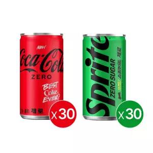코크제로 190CAN X30개+ 스프라이트 제로 190CAN X30개
