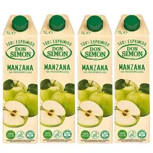 돈시몬 생과일 100% 착즙 사과주스 1리터 12개