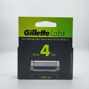질레트 랩스 딥클렌징 바 면도날 4개 1팩 (4개)