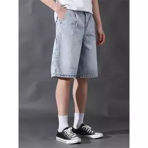 [하프클럽/]와이드 원턱 버뮤다 5부 카펜터 반바지 PWCP1240