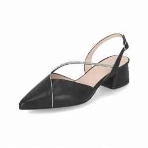 [롯데백화점]엘칸토 여성 양가죽 보석스트랩 슬링백 4cm (LCWO23U513)