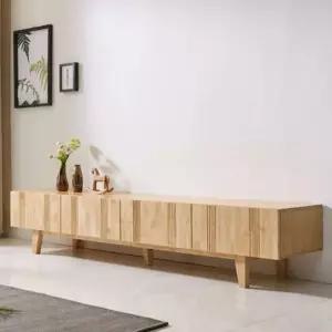 원목 서랍거실장 2000 75인치 85인치티비