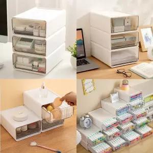 정리정돈 투명창 펜트리 수납함 적층식 서랍함 정리함/다꾸 홈오피스용품 데스크정리 데스크테리어 플라스틱 부품함 부속함 공구상자 소품함 보관함 악세사리 비즈함 리빙박스 부품함 수납용품