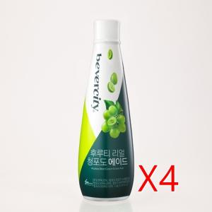 세미 베버시티 후루티 리얼 청포도 에이드 1kg x 4개