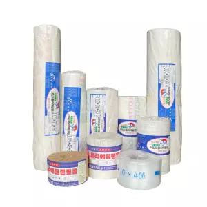 통비닐 0.05x50x200m 롤비닐 튜브형 물주머니 연속 신재PE 닥트 마끼 소형롤 소폭 포장용 원통 잘라쓰는 투명롤 포장재 국내산 포장비닐