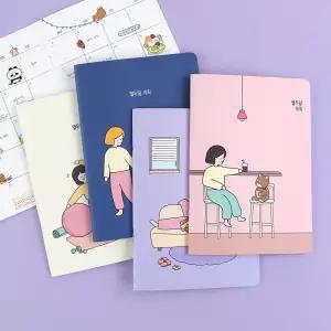 핑크풋 먼슬리 플래너 열두달 구성 다이어리형 스케줄관리 노트