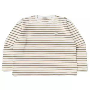 노르디스크 스트라이프 텍스쳐 긴팔 티셔츠 BB OUU23204 E2 N4 Z1