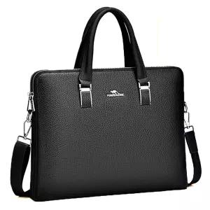 카자리코 남성 서류가방 노트북가방 소프트 가죽 노트PC 정장 숄더백 크로스백 직장인 비지니스 사무용 출근 K6661