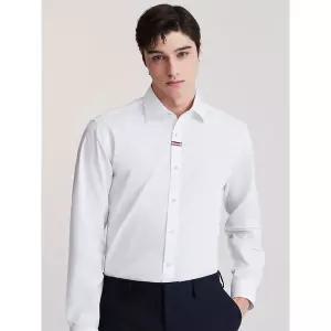 [하프클럽/듀퐁]플라켓 트리콜로르 953 컴포터블 셔츠 화이트 SE5FM22LS953SWH