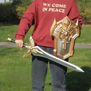 무기 장난감 파티 세트 왕 프레 칼 선물 방패 소품