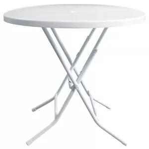 원형탁자 테이블 흰색 1개 편안한 파라솔 접이식 포장마차 플라스틱 야외 정사각 편의점 포차