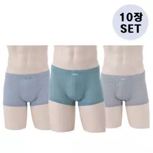 [10개세트] 남성 인견 사각팬티 사각드로즈 팬티 (3color)