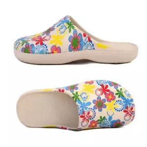 꽃 플라워 EVA 앞막힌 욕실화 화장실 경량 슬리퍼 미끄럼방지 EVA욕실화 경량슬리퍼