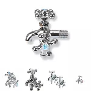 (냉수용) 두갈래 수도꼭지/교체용/수전/세탁기용/베란다/세탁실/수도/두갈레/세탁/세탁기/양갈래/발코니