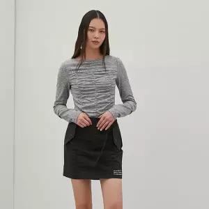 [에고이스트](광주신세계)아일렛 포인트 셔링 슬림 티셔츠(EQ4CL061)