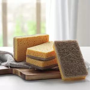 옵티머스 코코넛 셀룰로오스 양면 천연수세미 1세트(9개입)