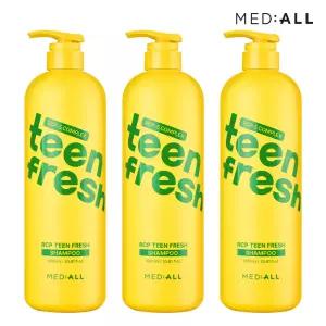 메디올 틴 프레시 알시피 청소년 지성두피케어 샴푸 1000ml 3개