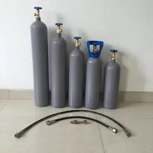 알루미늄질소통 휴대용 알곤가스통 공병 산소통 족히 가스 알곤 알루미늄 용기 질소통 용접