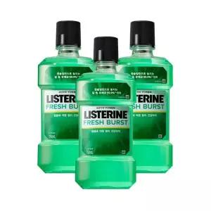 [존슨즈] 존슨앤존슨 리스테린 후레쉬 버스트 750ml x 3개