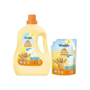 스너글 섬유유연제 실내건조 허거블 선샤인 4L, 1개 + 리필 2.6L, 1개