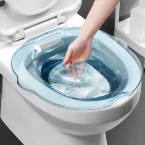 좌욕기 가정용 임산부 치질 변기 대야 대용량 걸이