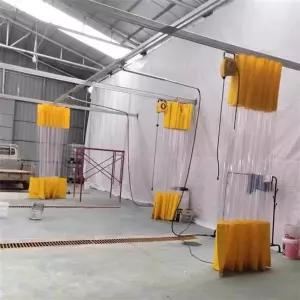 방수포 방풍막 천막 작업장 파티션 커튼 투명