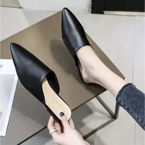 [하프클럽/]여성 뮬 구두 슬링백 정장 슬리퍼 신발 봄가을 적합