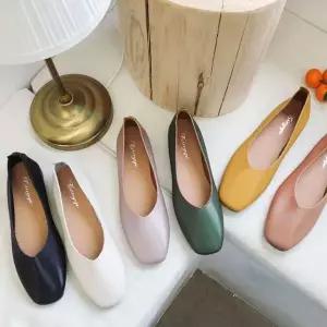 [하프클럽/]글리터 플랫슈즈 구두 편한 가을 신발 여성