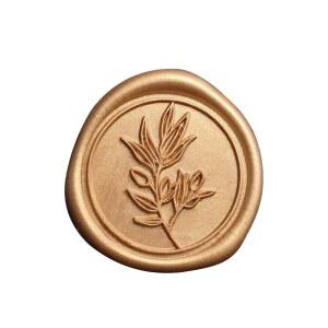 Piloze 50개 앤티크 골드 씰 스티커 자체 접착식 청첩장 스티커, 청첩장, 봉투 크리스마스 카드, 선물 포장, 좋은 접착력 및 사용 편의성에 완벽합니다