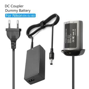 [호환품]EN-EL18D 니콘 Z9 카메라용 더미 배터리 AC 전원 어댑터 EP-9 DC 커플러