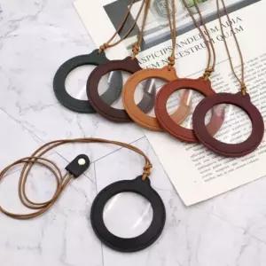 노안 접이식 목걸이 안경 휴대용 돋보기 확대경 독서 (WFKBJGH)