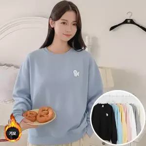 강쥐 맨투맨 긴팔 BOX 여성 오버핏 티셔츠 (6컬러) 박시핏 빅사이즈