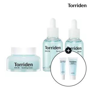 [SET] 토리든 다이브인 저분자 히알루론산 세럼 50ml+40ml+수딩크림 100ml (+다이브인 세럼 20ml+수딩크림 20ml)