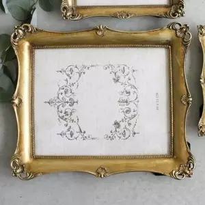 골드액자 탁상용 8R 액자 스탠드 웨딩 포토 테이블 (KYR-W9A070F)