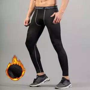 [셀러에이드]겨울용 남성 기모 헬스 타이즈 운동복 바지