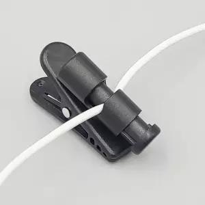 이어폰 마이크선 헤드폰 줄 고정용 집게 홀더전 고정핀 케이블 클립