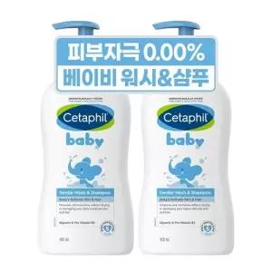 세타필 탑투토 베이비 워시 앤 샴푸 400ml 2개