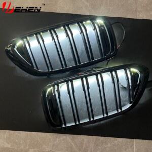 BMW 그릴 LED 글로스 LCI 라이트 G32 키드니 범퍼 카 시리즈 2017 6GT 블랙 페이스리프트 6 튜닝 프론트 화이트