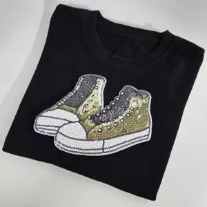 열패치 와펜 스팽글 운동화 빅사이즈 대형 와펜 모자 가방 의류패치