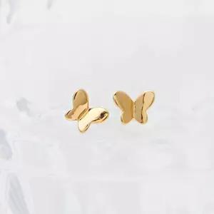 14K GF 골드필드 핀 나비 귀걸이 2종 택1