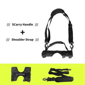 접이식 자전거 캐리어 핸들 Brompton 사이클링 프레임 용 핸드 그립 어깨 스트랩 액세서리 운반