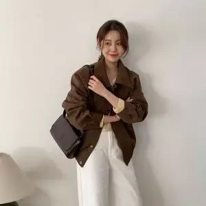 [코코블랑] 웨스턴 블루종 레더 자켓