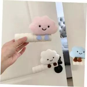 2p세트 문고리커버 방문 손잡이커버 일자 원형 현관문 쿠션 도어 문고리덮개 인형 손잡이쿠션 문 덮개