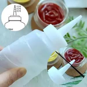업소용 소스병 1구 특대 ND-906 시럽 소스통 뾰족공병 뾰족소스통 거꾸로케?병 케?통