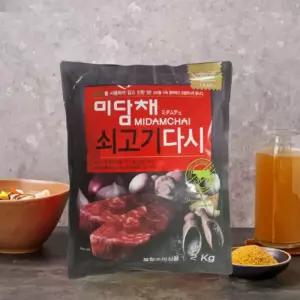 미담채 쇠고기 다시 2kg 대용량 소고기다시다